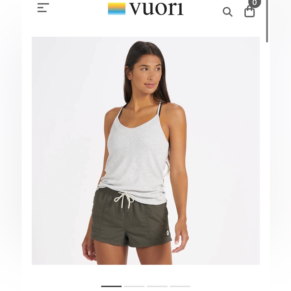 Vuori Cove Tank, light heather grey